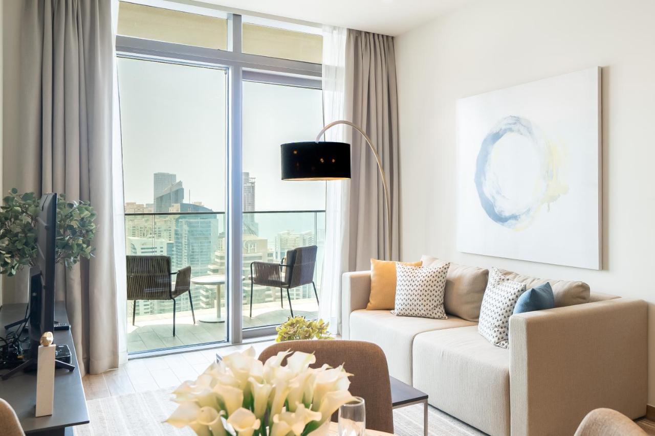 Luton Vacation Homes - Marina View & Luxury 1Br - Jumeirah Living Marina Gate Tower 3 - 54Ab49Ab36Ab Dubai Eksteriør billede