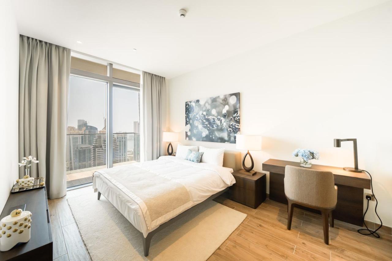 Luton Vacation Homes - Marina View & Luxury 1Br - Jumeirah Living Marina Gate Tower 3 - 54Ab49Ab36Ab Dubai Eksteriør billede